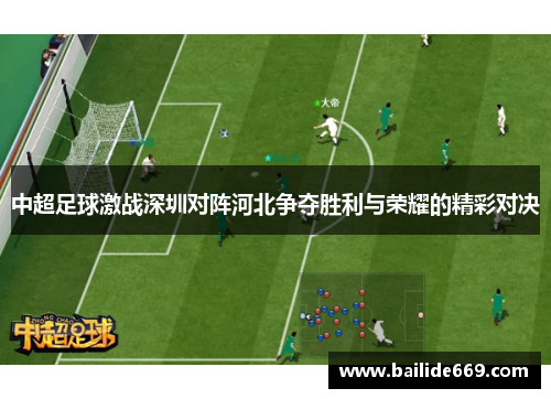 中超足球激战深圳对阵河北争夺胜利与荣耀的精彩对决